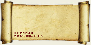 Večerinka Polić vizit kartica